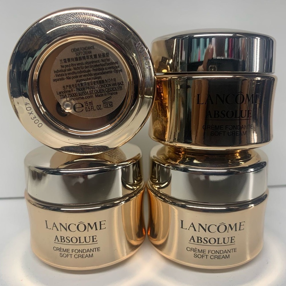 Lot of 4 Lancome Absolue Soft Cream .5 oz/15 ml each